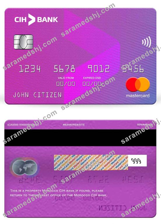 Morocco CIH bank mastercard